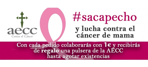 #sacapecho y colabora contra el cáncer de mama